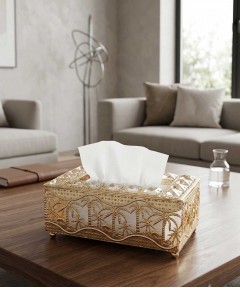 New Tissue Box Gold Color